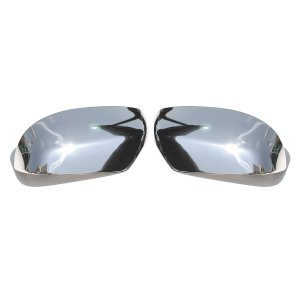 Lexus GX460 Mirror Cover - Omac - S.Steel - Gloss Silver - 2010